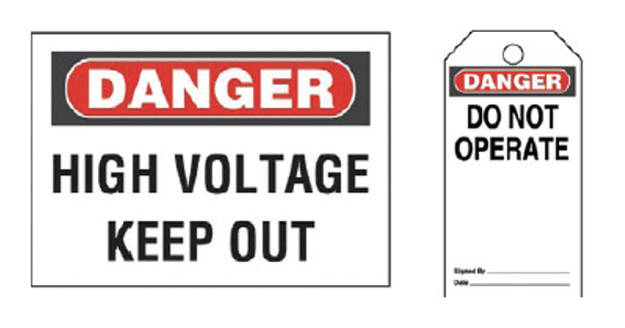 Panduit safety signs and tags